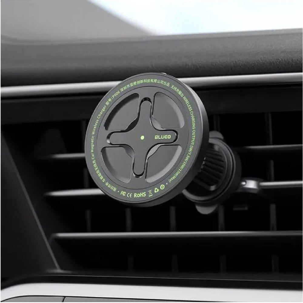 Chargeur Auto Sans Fil Blueo Ape Legend, 15W, 1.67A, Noir