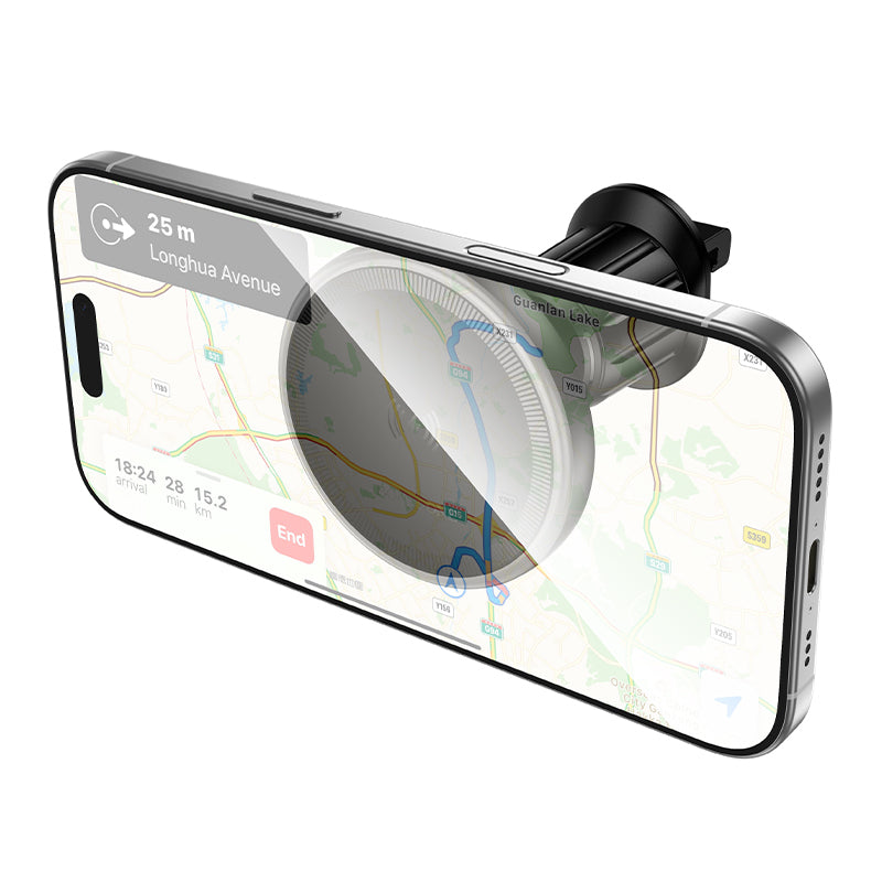 Auto Wireless-Ladegerät Borofone BH224 Flash, 15W, 1.67A, Schwarz