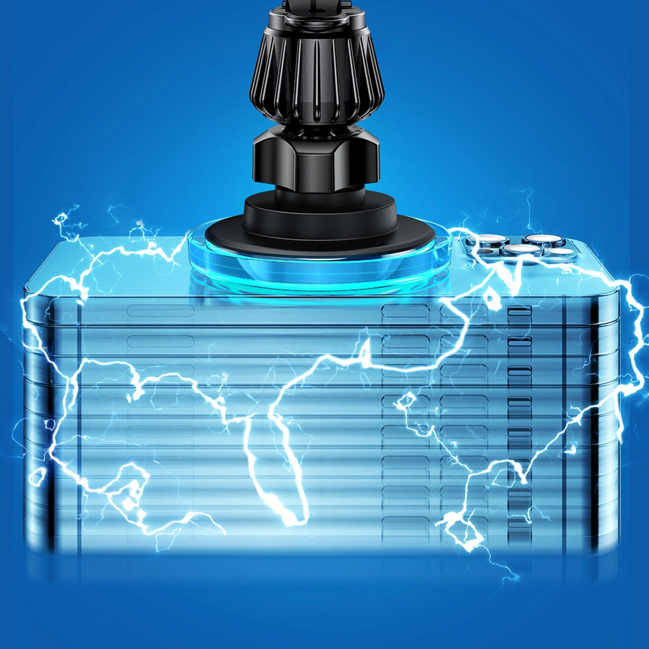 Caricabatterie Auto Wireless Joyroom JR-ZS291, 15W, 1.67A, Argento