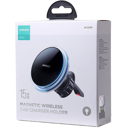 Caricabatterie Auto Wireless Joyroom JR-ZS291, 15W, 1.67A, Argento