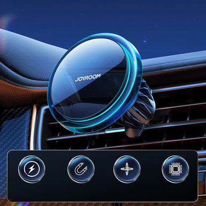 Caricabatterie Auto Wireless Joyroom JR-ZS291, 15W, 1.67A, Argento