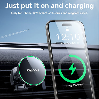 Caricabatterie Auto Wireless Joyroom JR-ZS412, 15W, 1.67A, Nero