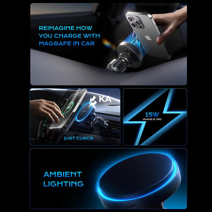 Auto Wireless Ladegerät Lisen, 15W, 1.67A, Schwarz YL0223070007