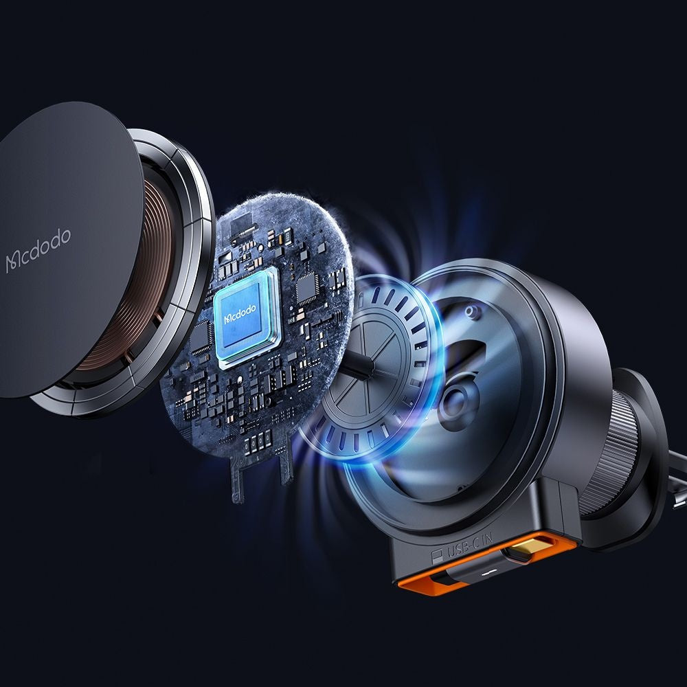 Kfz-Wireless-Ladegerät McDodo CH-0090, 15W, 1.67A, Schwarz