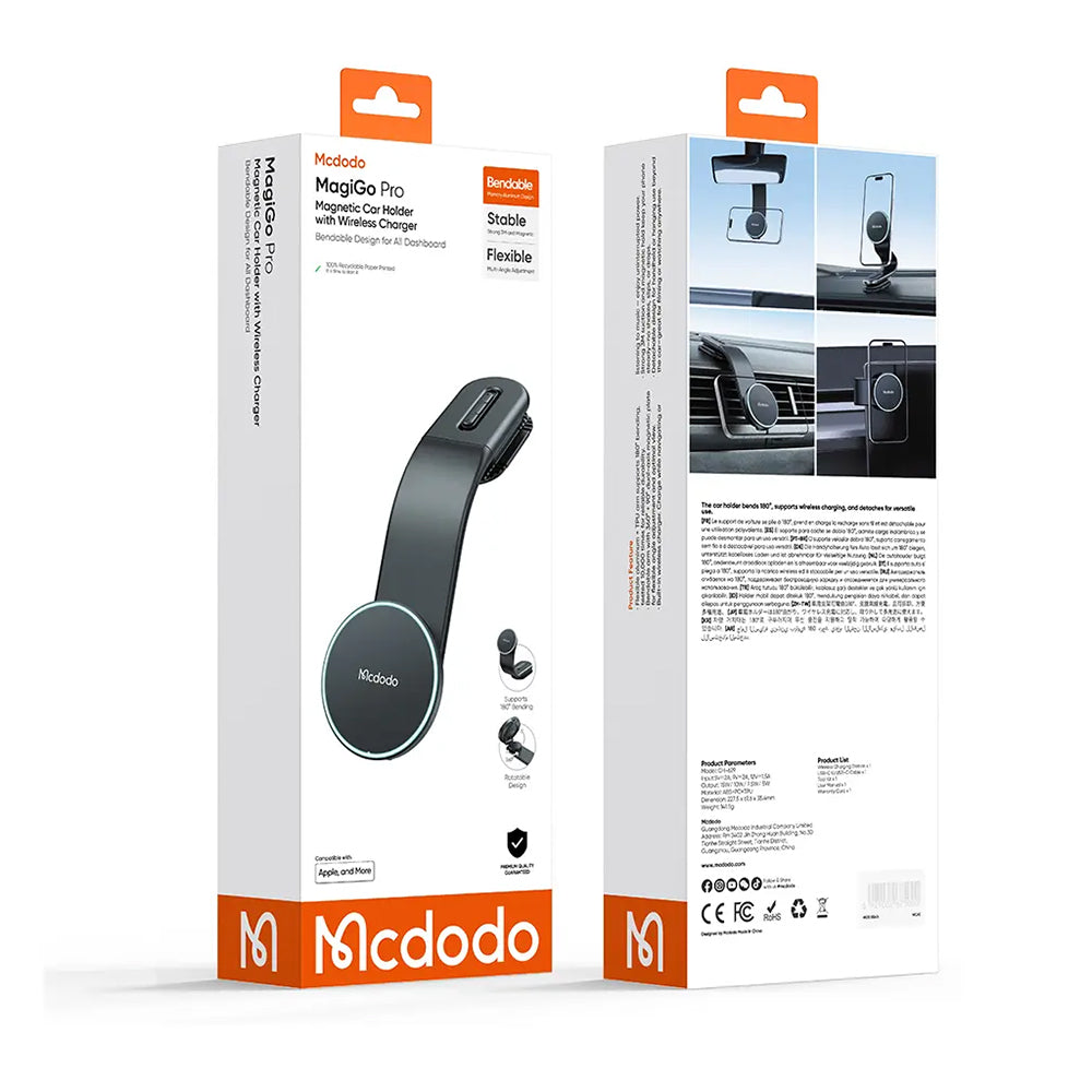 Auto Wireless-Ladegerät McDodo CH-6290, 15W, 1.67A, Schwarz