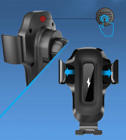 Caricabatterie Auto Wireless Sendem W33, 15W, 1.67A, Nero