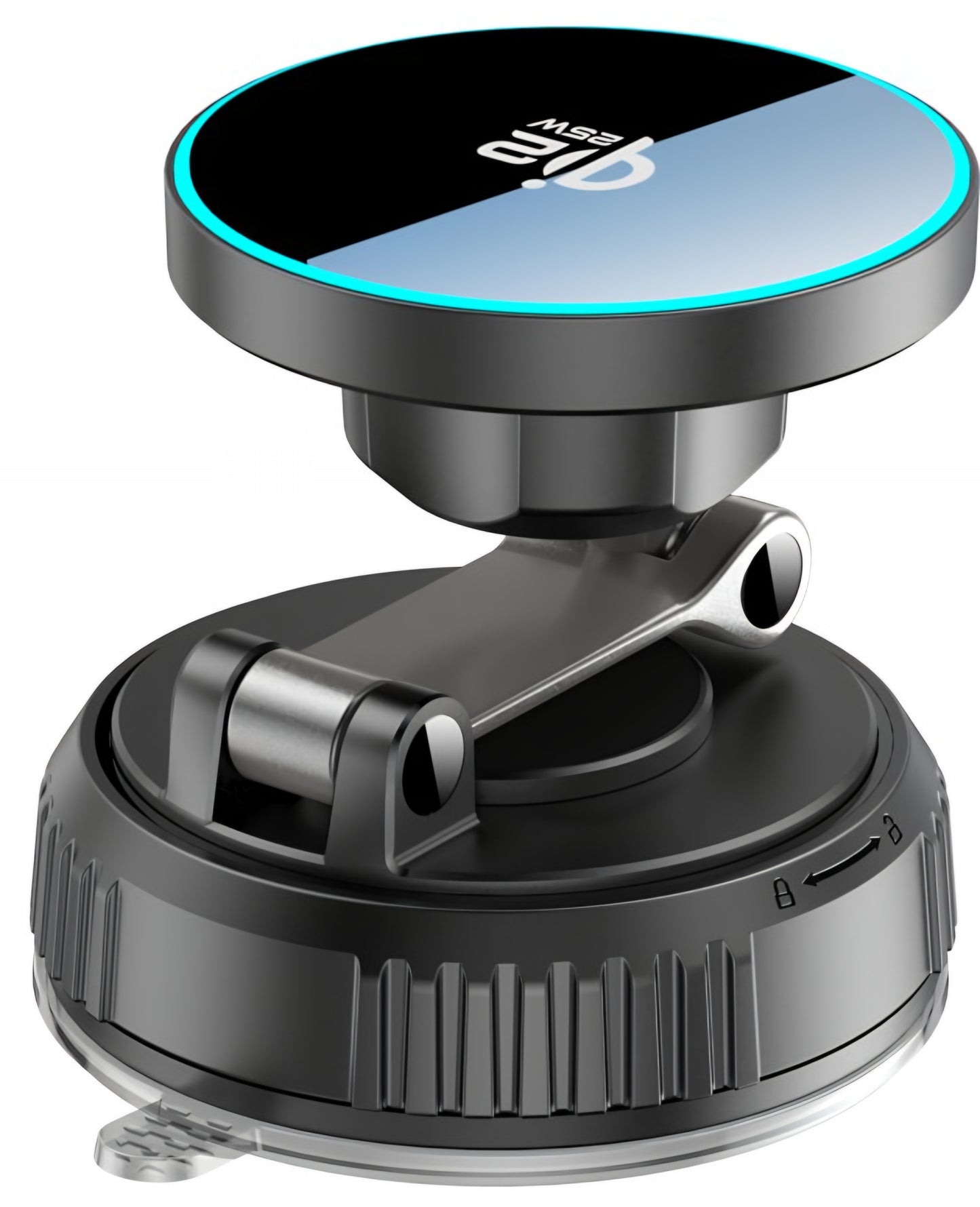 Caricabatterie Auto Wireless Tech-Protect MM25W-V8, 25W, Nero