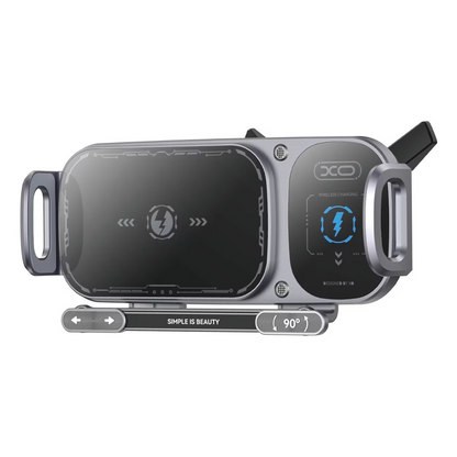 Chargeur Auto Sans Fil XO Design WX041, 15W, 1.67A, Noir