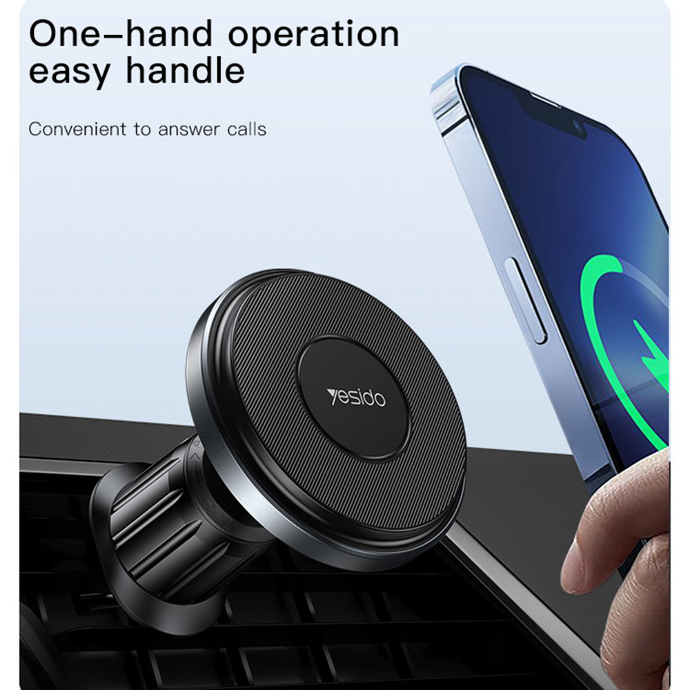 Kfz-Wireless-Ladegerät Yesido C190, 15W, 1.67A, Schwarz
