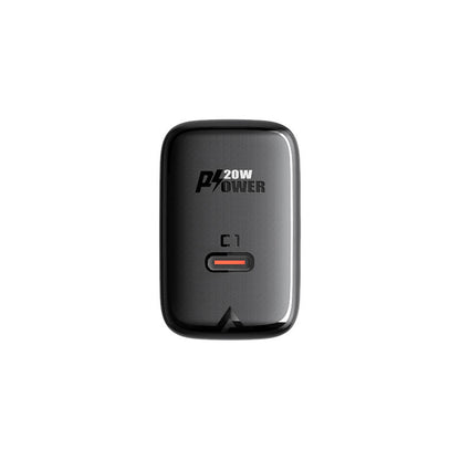 Chargeur réseau Acefast A1, 20W, 3A, 1 x USB-C, Noir