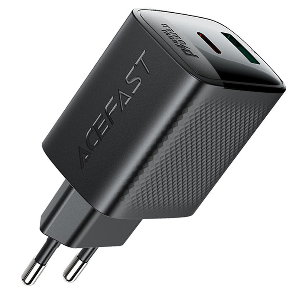 Netzladegerät Acefast A106, 45W, 3A, 1 x USB-A - 1 x USB-C, Schwarz