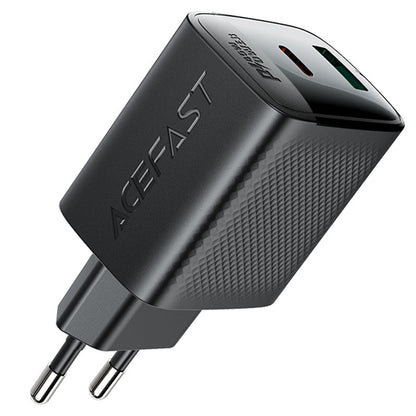 Netzladegerät Acefast A106, 45W, 3A, 1 x USB-A - 1 x USB-C, Schwarz