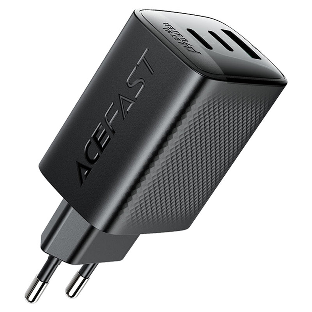 Caricabatterie Rete Acefast A108, 67W, 3A, 1 x USB-A - 2 x USB-C, Nero