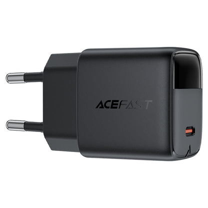 Acefast A113 Display Network Charger, 20W, 3A, 1 x USB-C, Black