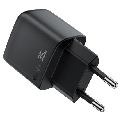 Netzladegerät Acefast A116 Display, 35W, 3A, 1 x USB-A - 1 x USB-C, Schwarz