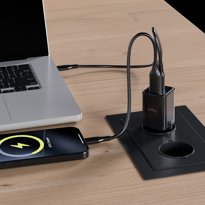 Chargeur Réseau Allity. ATC-01-30WAC Mini, 30W, 3A, 1 x USB-A - 1 x USB-C, Noir