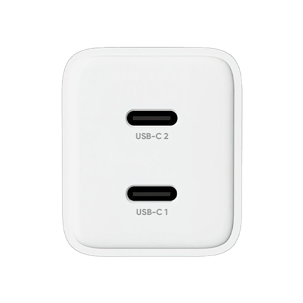 Caricabatterie Rete Allity. ATC-01-45WCC Fast, 45W, 3A, 2 x USB-C, Bianco