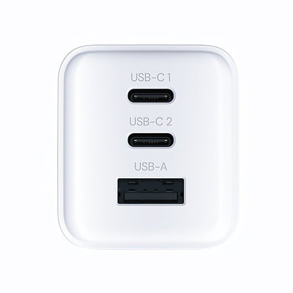 Chargeur Réseau Allity. ATC-01-65WACC Rapide, 65W, 3.25A, 1 x USB-A - 2 x USB-C, Blanc