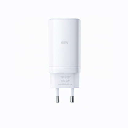 Chargeur Réseau Allity. ATC-01-65WACC Rapide, 65W, 3.25A, 1 x USB-A - 2 x USB-C, Blanc