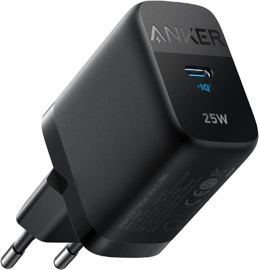 Caricatore da rete Anker 312 Ace, 25W, 1 x USB-C, Nero A2642G11