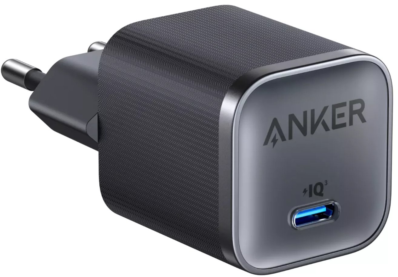 Chargeur secteur Anker Nano, 45W, 3A, 1 x USB-C, Noir A2692L11