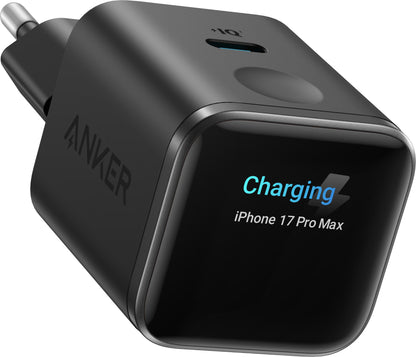 Chargeur secteur Anker Nano Display, 45W, 3A, 1 x USB-C, Noir A121DG11