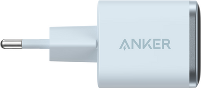 Caricatore da rete Anker Nano Display, 45W, 3A, 1 x USB-C, Blu A121DG31