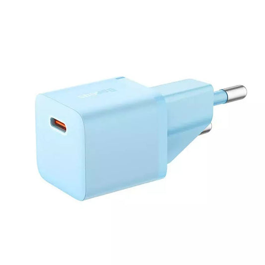 Chargeur Réseau Baseus GaN Mini 1C, 20W, 3A, 1 x USB-C, Bleu CCGN050103
