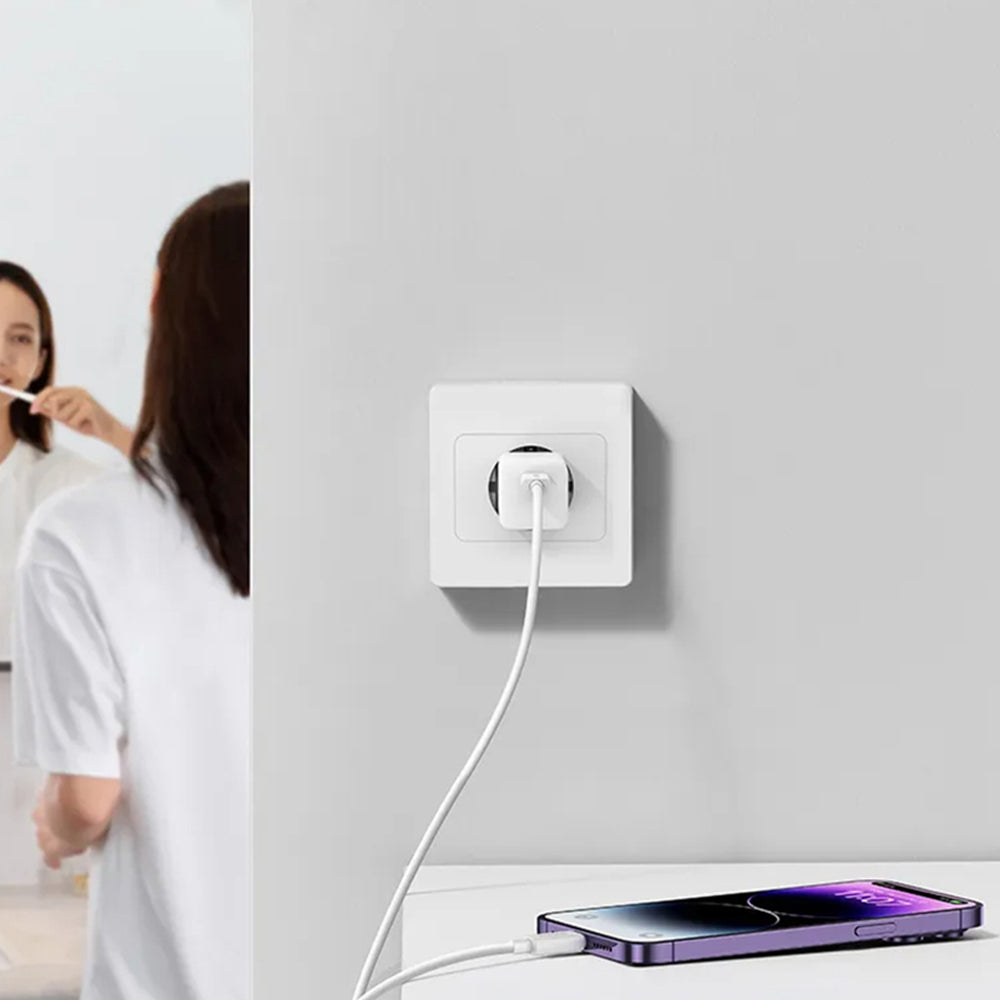 Baseus Netzladegerät, 20W, 3A, 1 x USB-C, Lila CCGN050105