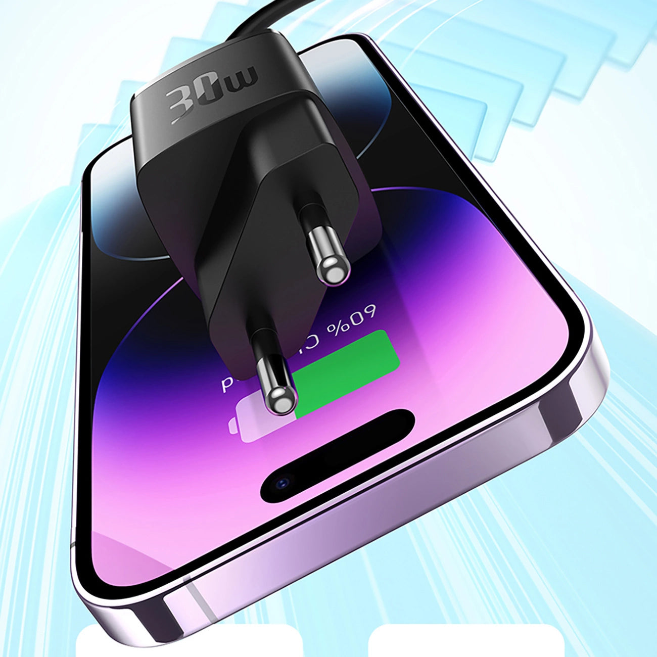 Netzladegerät Baseus Cube Pro, 30W, 3A, 1 x USB-C, Schwarz CCXF000301