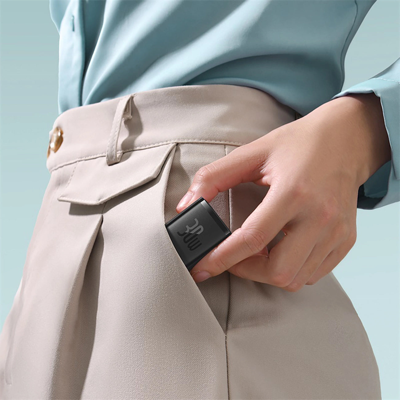 Netzladegerät Baseus Cube Pro, 30W, 3A, 1 x USB-C, Schwarz CCXF000301