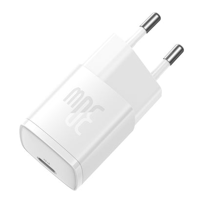 Baseus Cube Pro Netzladegerät, 30W, 3A, 1 x USB-C, Weiß CCXF000302