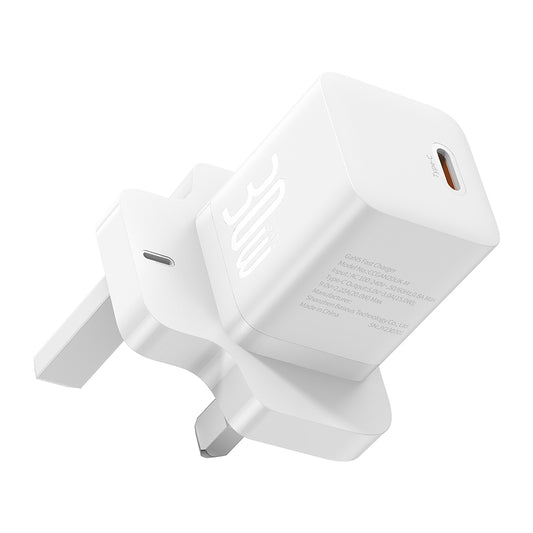 Chargeur Réseau Baseus GaN5 UK, 30W, 3A, 1 x USB-C, Blanc P10110906213-00