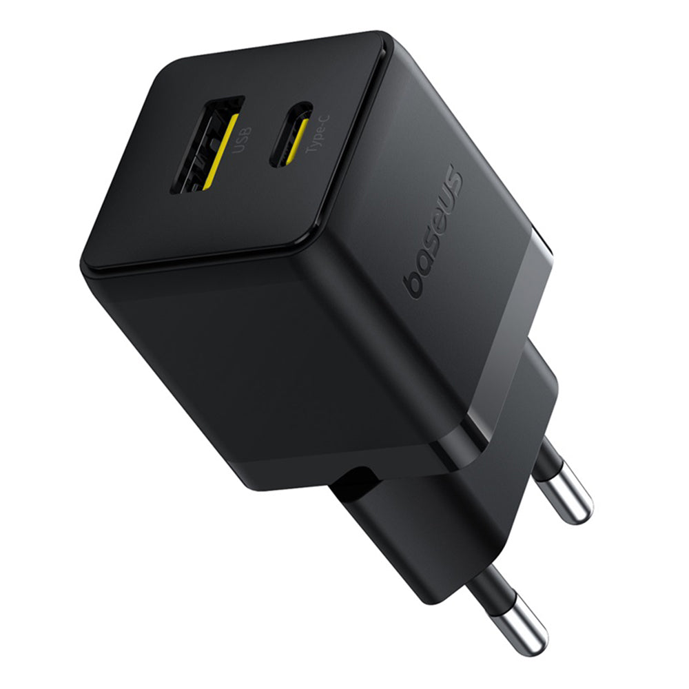 Chargeur Réseau Baseus Palm, 30W, 3A, 1 x USB-A - 1 x USB-C, Noir P1011160A113-00