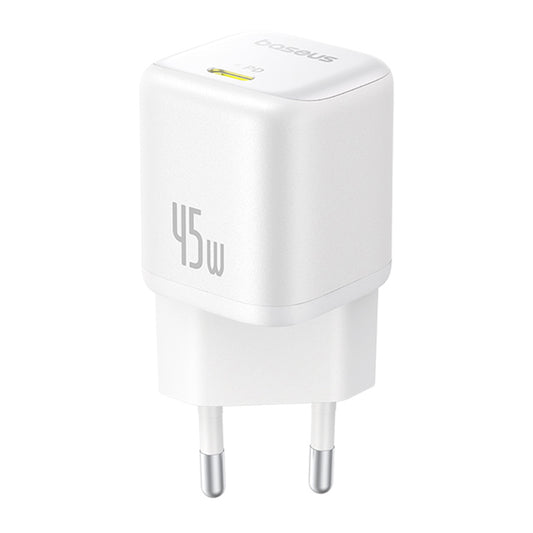 Caricabatterie Rete Baseus PicoGo, 45W, 3A, 1 x USB-C, Bianco P10176800213-00