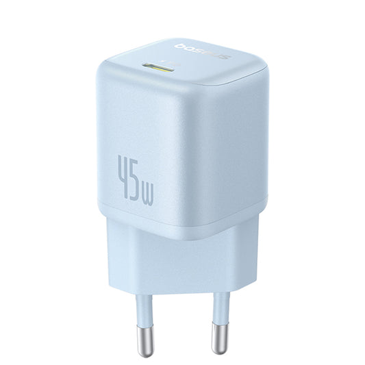 Caricabatterie Rete Baseus PicoGo, 45W, 3A, 1 x USB-C, Blu P10176800313-00