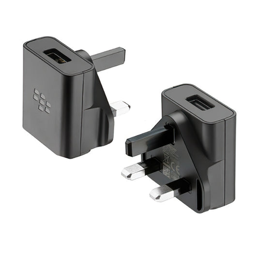 Caricatore da rete BlackBerry RM0300 UK, 6,5W, 1,3A, 1 x USB-A, Nero ASY-58929-003