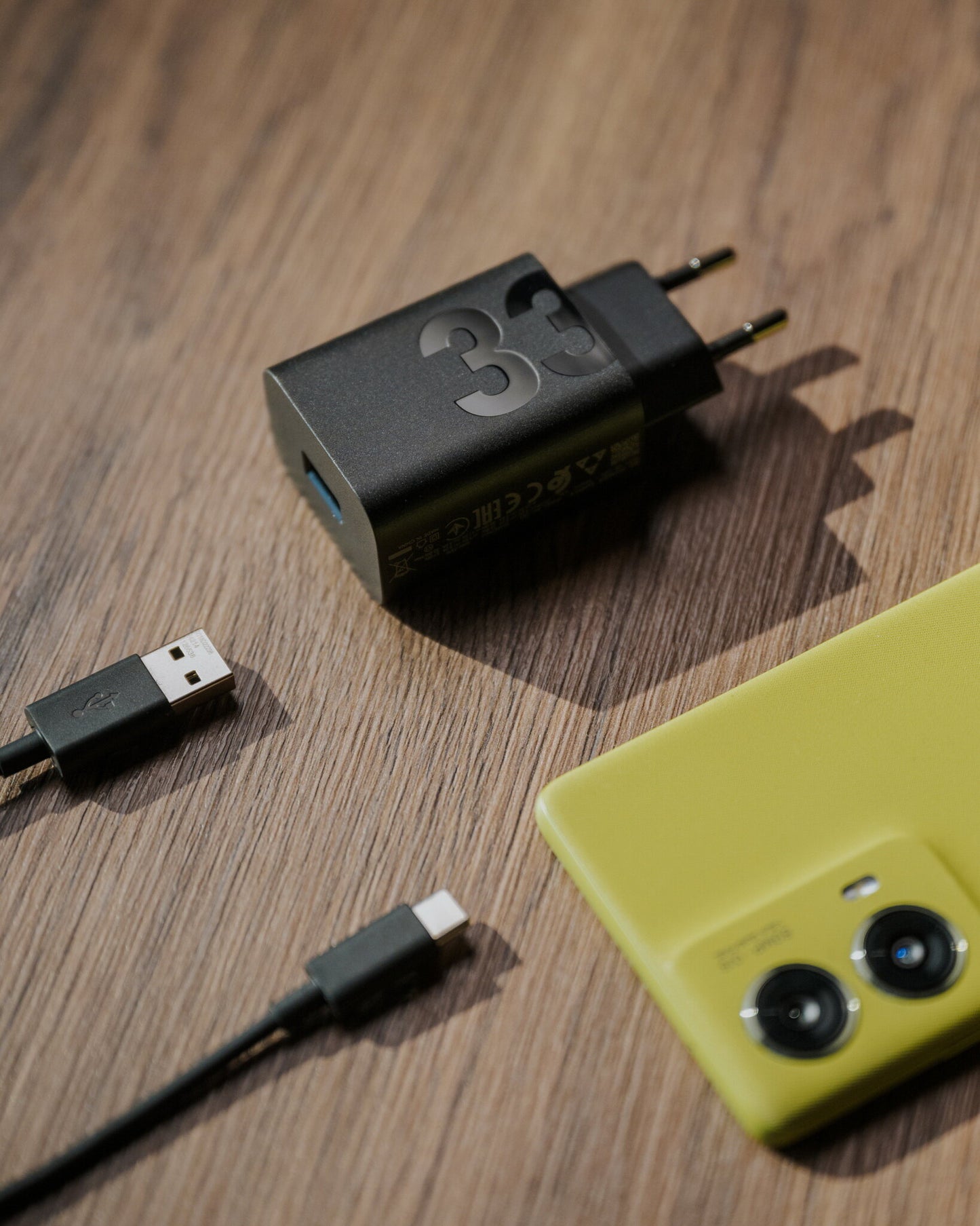 Caricabatterie da rete con cavo USB-C Motorola, 33W, 3A, 1 x USB-A, Nero PG38C06448