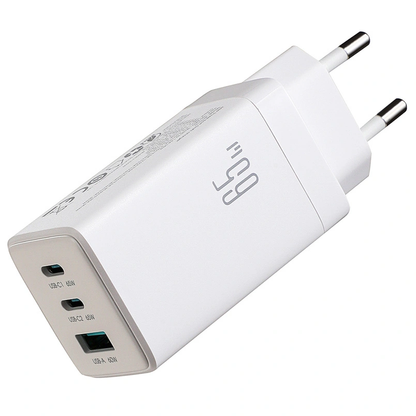 Netzladegerät mit USB-C Kabel Joyroom JR-TG10, 65W, 3.25A, 1 x USB-A - 2 x USB-C, Weiß
