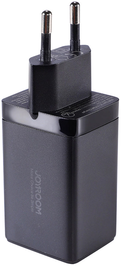 Chargeur réseau avec câble USB-C Joyroom TCG01, 65W, 3.25A, 1 x USB-A - 2 x USB-C, Noir