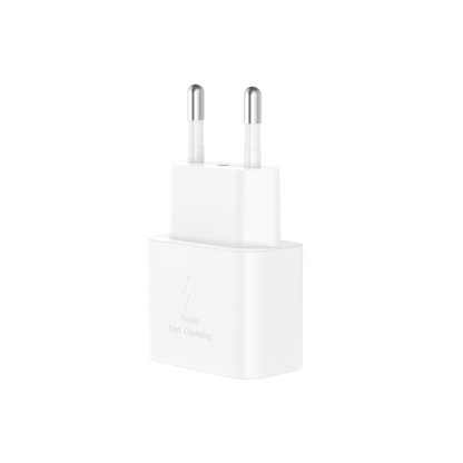 Caricabatterie da Rete con Cavo USB-C XO Design L167, 25W, 3A, 1 x USB-C, Bianco