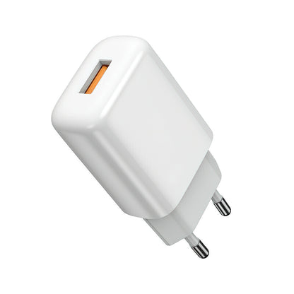 Chargeur réseau avec câble Lightning Prestico F9S, 12W, 2.4A, 1 x USB-A, Blanc
