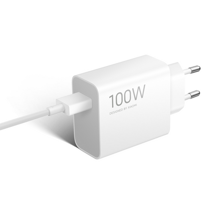 Chargeur secteur avec câble USB-C Xiaomi MY-19-ER, 100W, 6.1A, 1 x USB-A, Blanc BHR095VEU