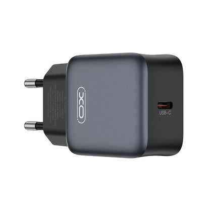 Caricabatterie da rete con cavo Lightning XO Design L155, 30W, 3A, 1 x USB-C, Nero