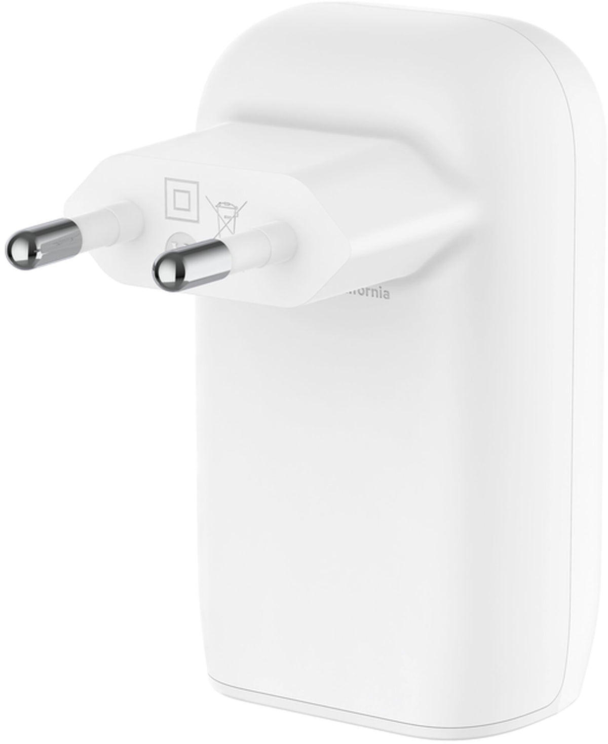 Chargeur secteur avec câble USB-C Belkin BoostCharge, 67W, 3A, 3 x USB-C, Blanc WCC002vf2MWH-B6