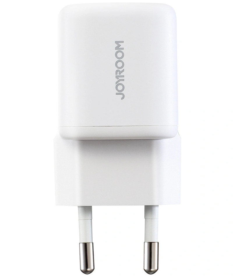 Caricabatterie Rete con Cavo Lightning Joyroom JR-TG7, 33W, 3A, 1 x USB-A - 1 x USB-C, Bianco