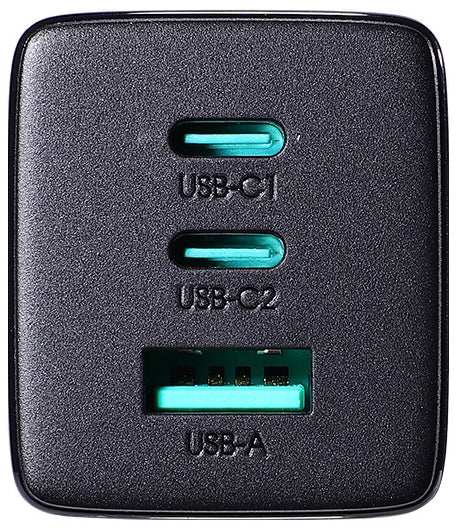 Chargeur réseau avec câble USB-C Joyroom TCG01, 65W, 3.25A, 1 x USB-A - 2 x USB-C, Noir