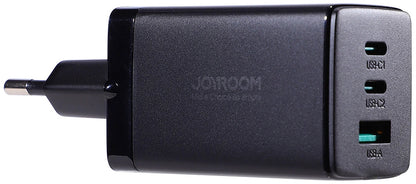 Chargeur réseau avec câble USB-C Joyroom TCG01, 65W, 3.25A, 1 x USB-A - 2 x USB-C, Noir