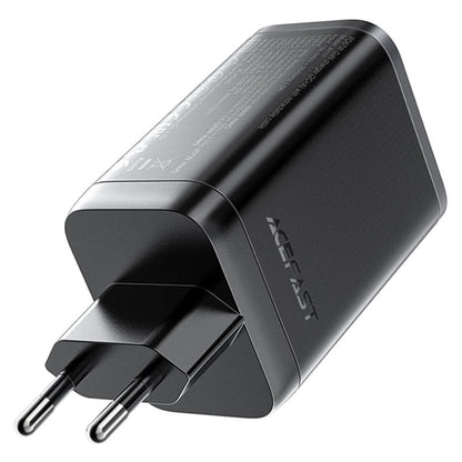 Chargeur réseau avec câble USB-C Acefast A111, 67W, 3A, 1 x USB-A - 1 x USB-C, Noir