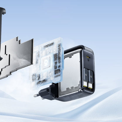 Baseus EnerCore CJ21 Network Charger with USB-C Cable, 67W, 3.35A, 1 x USB-C, Black E0120G00